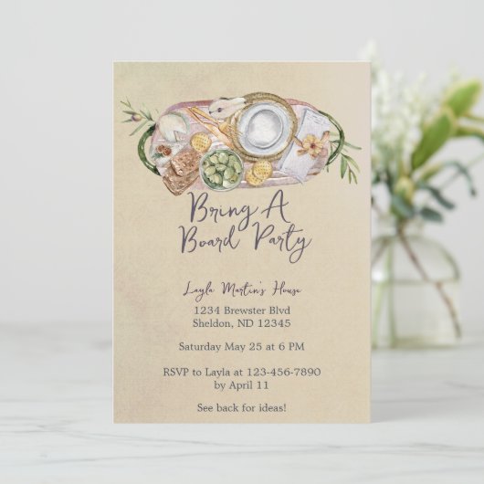 Charcuterie Party (Raad van Bestuur) Kaart (Staand voorkant)