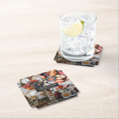 Charcuterie Visitekaartje Photo Collage Kartonnen Onderzetters (Insitu)