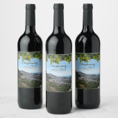 Chardonnay (aanpasbaar) wijn etiket (Flessen)