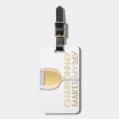 Chardonnay Bagagelabel (Voorkant verticaal)