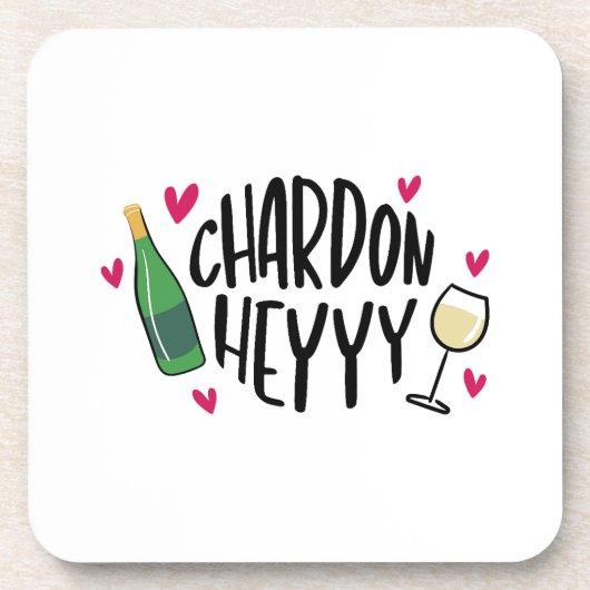 Chardonnay Funny Bier Onderzetter (Voorkant)