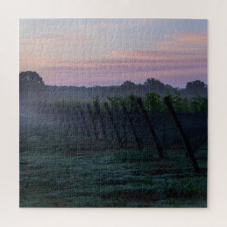 Chardonnay Vineyard Sunrise Jigzaag Puzzle Legpuzzel