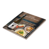 Chardonnay Wijncombinatie/De Keuken Meester Tegeltje (Zijkant)