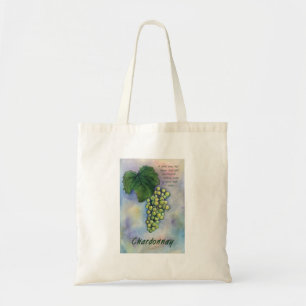 Chardonnay Wijndruiven & Beschrijving Zak Tote Bag