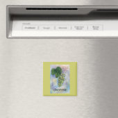 Chardonnay Wine Grapes & Description Magnet (Insitu (Vaatwasser))