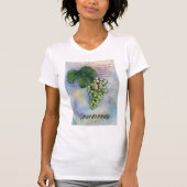Chardonnay Wine Grapes & Description Shirt (Voorkant)