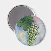 Chardonnay Wine Grapes Magnet (Voorkant / Achterkant)