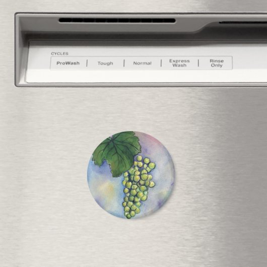 Chardonnay Wine Grapes Magnet (Insitu (Vaatwasser))