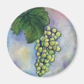 Chardonnay Wine Grapes Magnet (Voorkant)