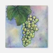 Chardonnay Wine Grapes Magnet (Voorkant)