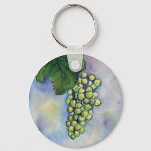Chardonnay Wine Grapes Sleutelhanger