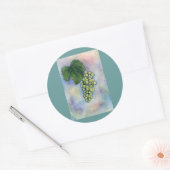 Chardonnay Wine Grapes Sticker (Envelop)
