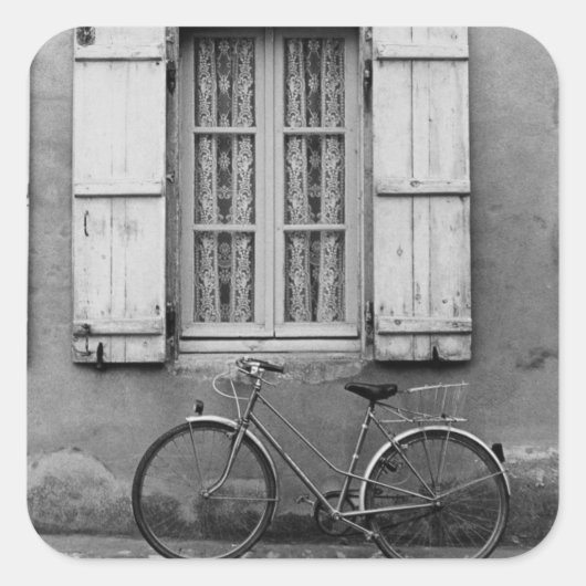 Charentes fiets Marans Vierkante Sticker (Voorkant)