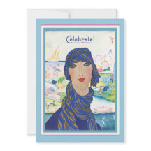 Charge  Art Deco Woman Party