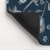 Charge Blue Grijs Gele Poppies Muismat (Hoek)