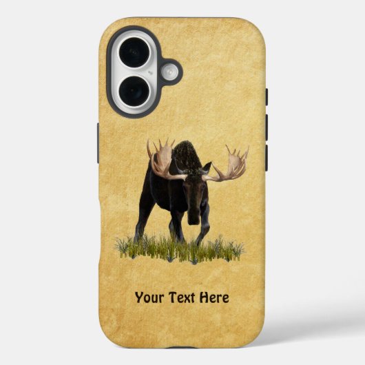 Charge Bull Moose Case-Mate iPhone Case (Achterkant)