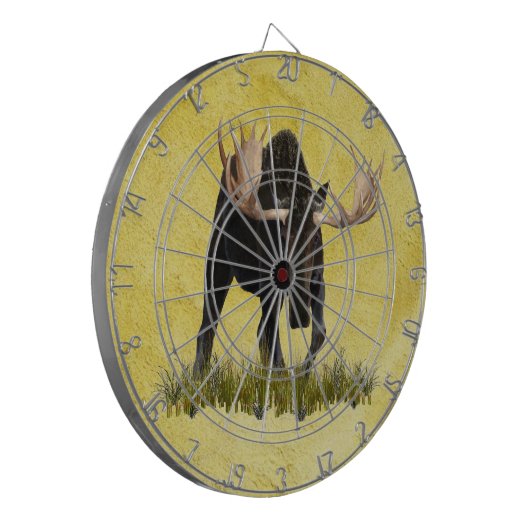 Charge Bull Moose Dartbord (Voorkant Links)