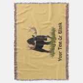 Charge Bull Moose Deken (Voorkant Verticaal)