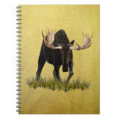 Charge Bull Moose Notitieboek (Voorkant)