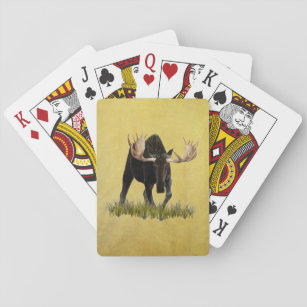 Charge Bull Moose Pokerkaarten