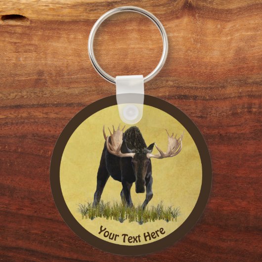 Charge Bull Moose Sleutelhanger (Voorkant)