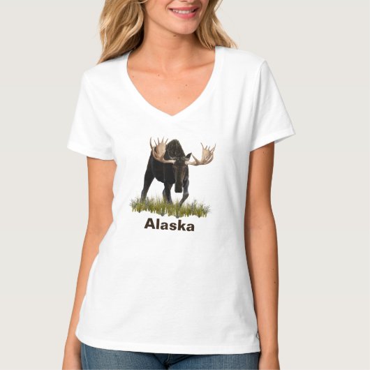 Charge Bull Moose T-shirt (Voorkant)