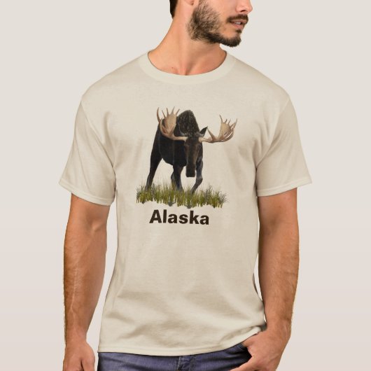 Charge Bull Moose T-shirt (Voorkant)