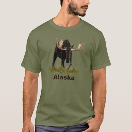 Charge Bull Moose T-shirt (Voorkant)