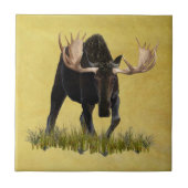 Charge Bull Moose Tegeltje (Voorkant)