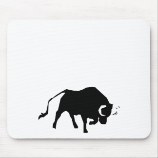 Charge Bull Silhouette Muismat