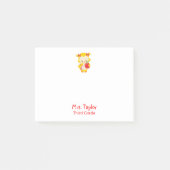 Charge gele uil post-it® notes (Voorkant)