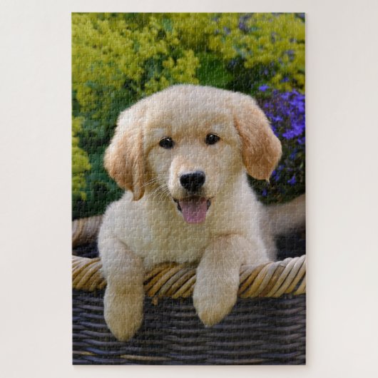 Charge Goldie Dog Puppy Game Legpuzzel (Verticaal)
