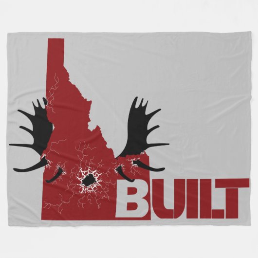 Charge Moose Fleece Deken (Voorkant (Horizontaal))