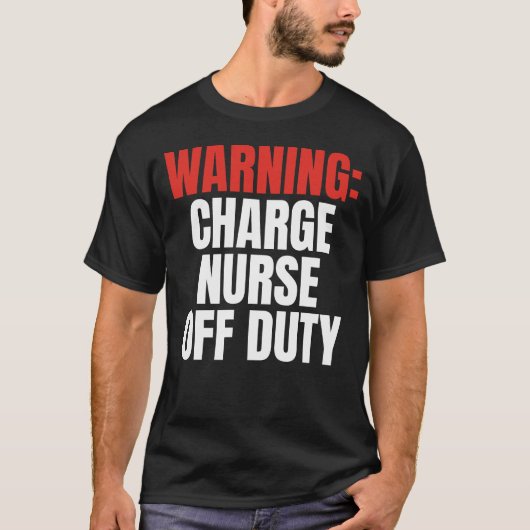Charge Nurse T-shirt (Voorkant)
