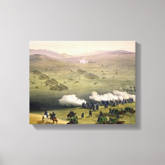 Charge of the Light Cavalry Brigade, 25 oktober Canvas Afdruk (Voorkant)