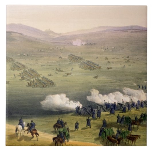Charge of the Light Cavalry Brigade, 25 oktober Tegeltje (Voorkant)