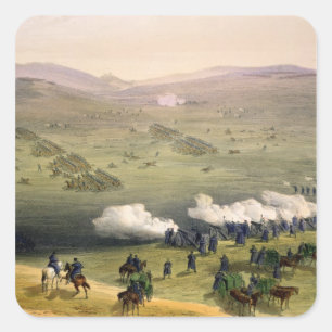 Charge of the Light Cavalry Brigade, 25 oktober Vierkante Sticker