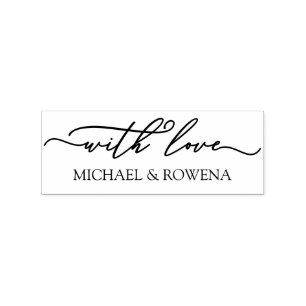Charge Script with Love Your Names Rubberstempel