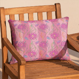 Charge van het flessenpakket voor roze en meisjesr buitenkussen