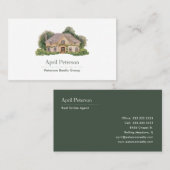 Charge Waterverf House Real Estate Agent Broker Visitekaartje (Voorkant / Achterkant)