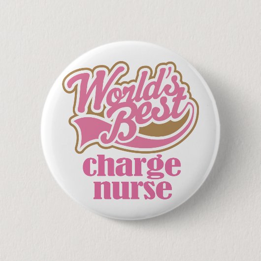 Charge Zurse Pink Gift Ronde Button 5,7 Cm (Voorkant)