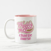 Charge Zurse Pink Gift Tweekleurige Koffiemok (Links)