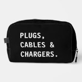 Charger & Cable Organizer,Electronics Accessories  Toilettasje (Voorkant)