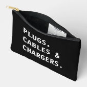 Charger & Cable Organizer,Home Office Travel Pouch Etui (Open)