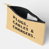 Charger & Cable Organizer,Home Office Travel Pouch Etui (Open)