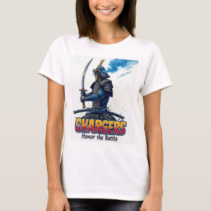 Chargers eren de veldslagen: moedig en eervol t-shirt