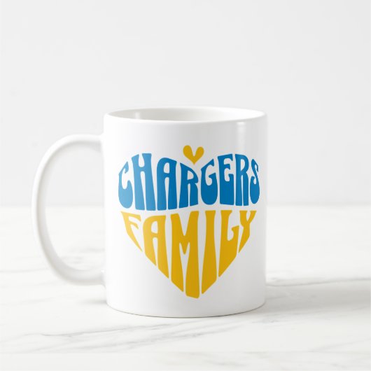 Chargers Familie Fan Gift Koffiemok (Links)