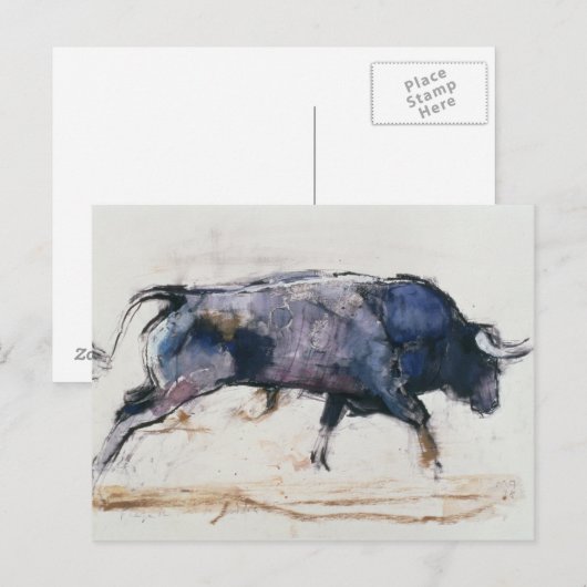 Charging Bull 1998 Briefkaart (Voorkant / Achterkant)