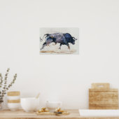 Charging Bull 1998 Poster (Keuken)