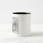 Charging Bull of Wall Street Tweekleurige Koffiemok (Center)